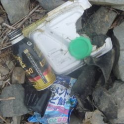 清掃活動：にわか雨バス