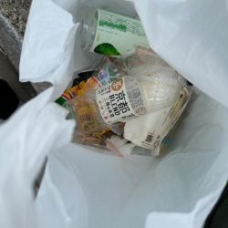 清掃活動：キス釣り