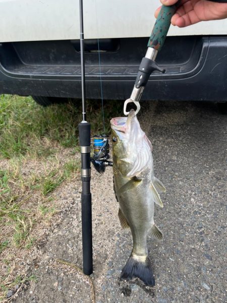 猛暑日で釣りは大変