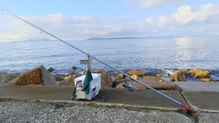 苅屋海岸のキス釣り