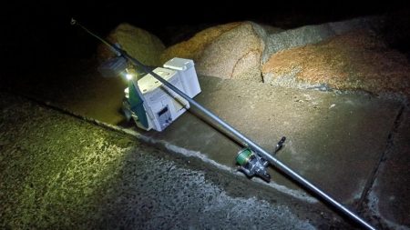 苅屋海岸のキス釣り