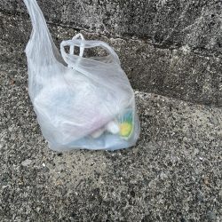 清掃活動：台風の前に