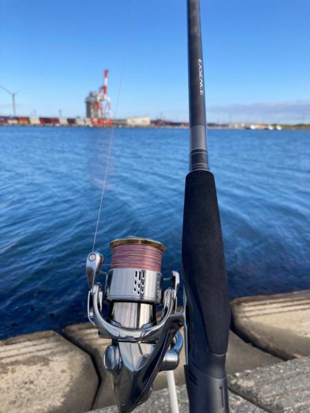 おニューロッドの試投回