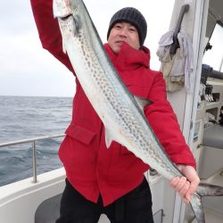 今年初釣りで特選サワラ!