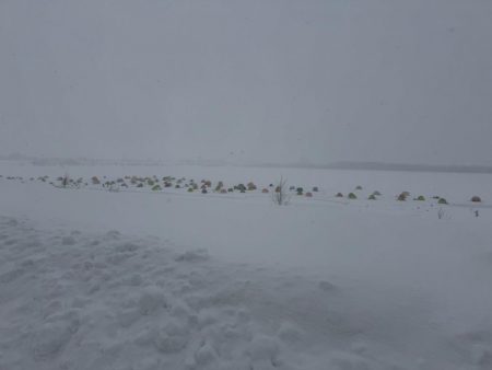 サクラマス釣行前のワカサギ 腕試し