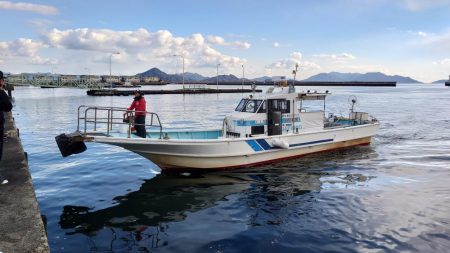 厳寒期の広島湾でチヌ釣り