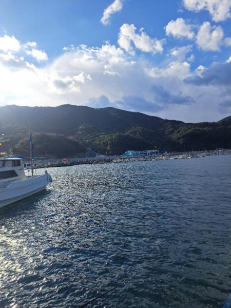 吹雪でも釣れる