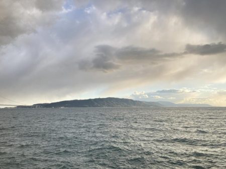 極寒のウキ釣り