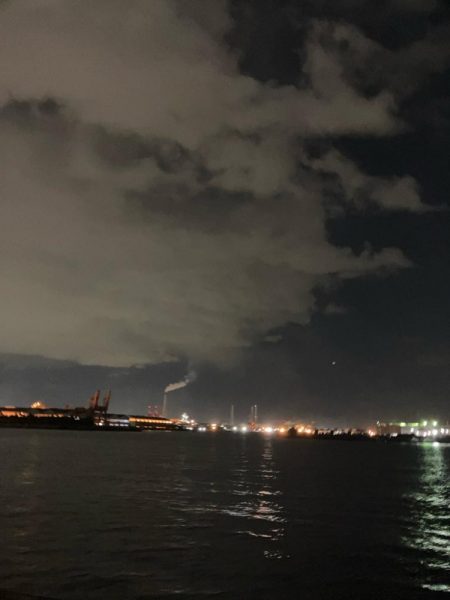 干潮でシーバスのアタックが美しく