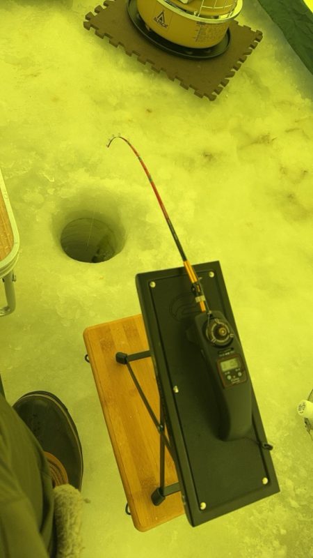 サクラマス釣行前のワカサギ 腕試し