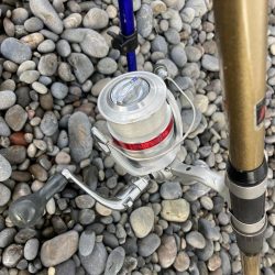 朝マズメのサーフでアジ釣りで4匹GET