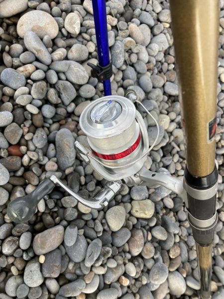 朝マズメのサーフでアジ釣りで4匹GET