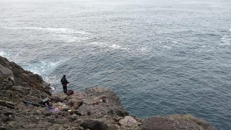 泡の筋が続いている日はやはり釣れない気がする。
