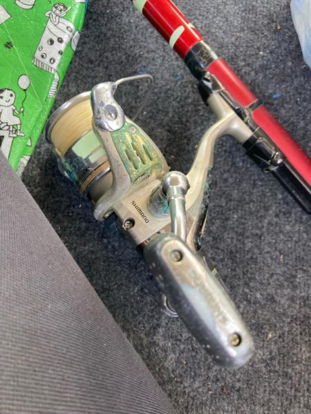 昼から遠投サビキでアジ11匹GET