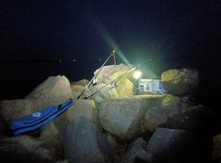 大塩海岸の投げ釣り