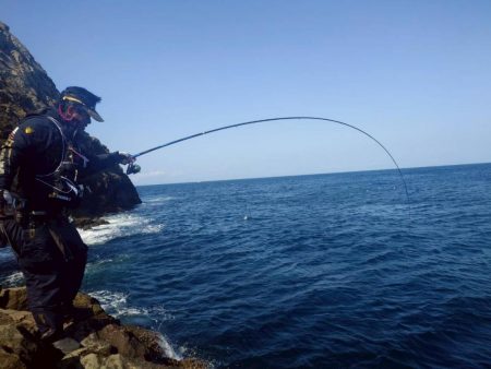 和歌山大引（上野渡船）の磯でフカセ釣り
