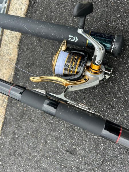 魚津港フカセ 強風で退散