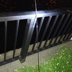 雨上がりに夜練