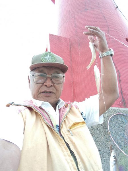 播磨新島のキス釣査