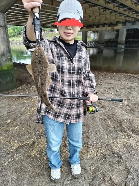 雨後にセイゴとマゴチ釣れました!