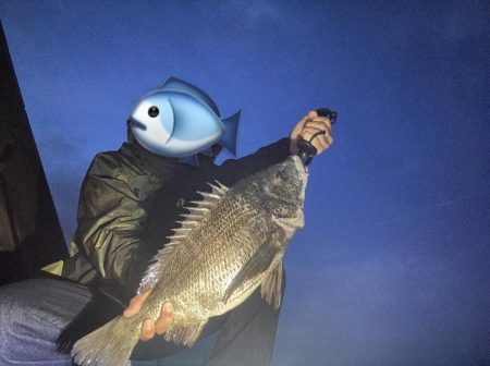 ナイトゲームで初チヌ！