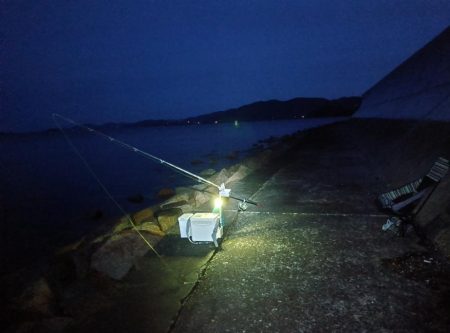 苅屋海岸のキス釣り