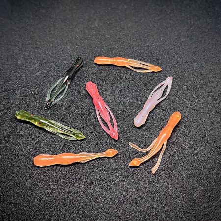 新しいデザインのワームでメバリング