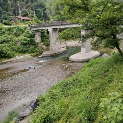 高見川で、アマゴ狙い