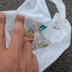 清掃活動：強風エギング