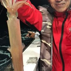 越前沖でイカメタル