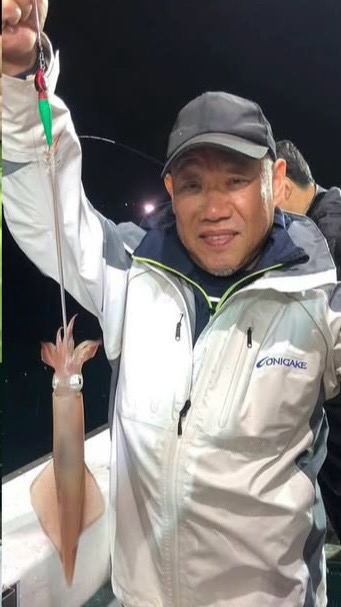 越前沖でイカメタル