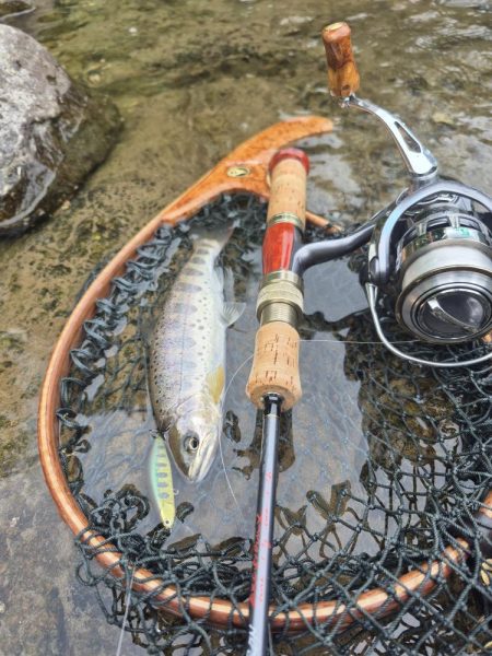 朝から入ってみた