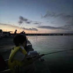 息子、初の釣果！