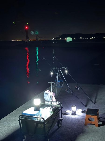 夜釣り
