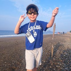 ファミリーフィッシングでキス釣り