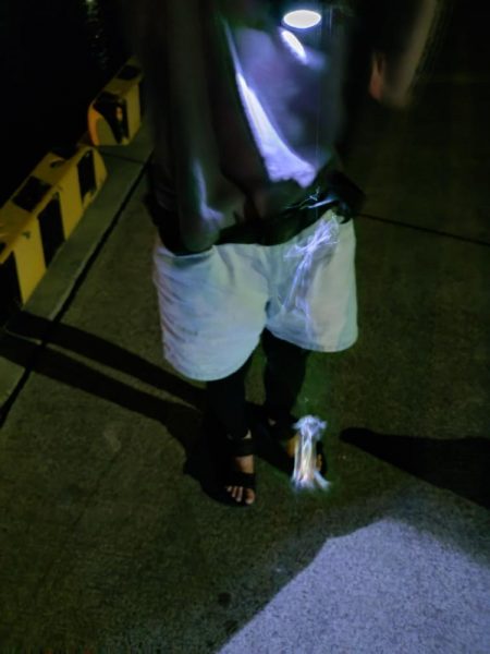 真夏のナイトファミリーフィッシング