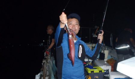 夜焚イカでケンサキ🦑