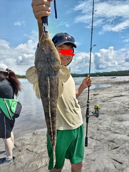 灼熱のデイゲームでマゴチ釣れました!