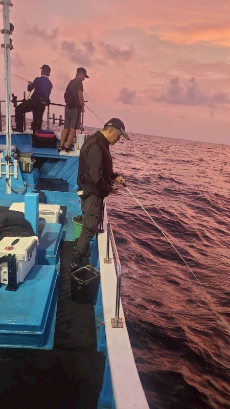 和歌山県白浜沖でイカメタル