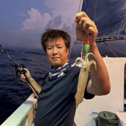 和歌山県白浜沖でイカメタル