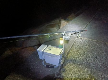 苅屋海岸のキス釣り