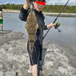 灼熱のデイゲームでマゴチ釣れました!