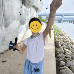 みんなでハゼ釣り