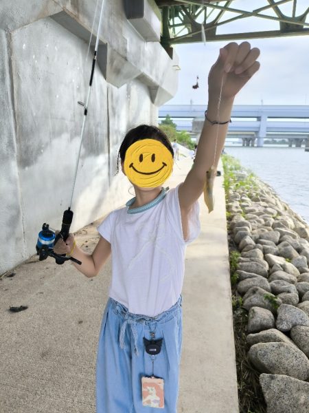 みんなでハゼ釣り