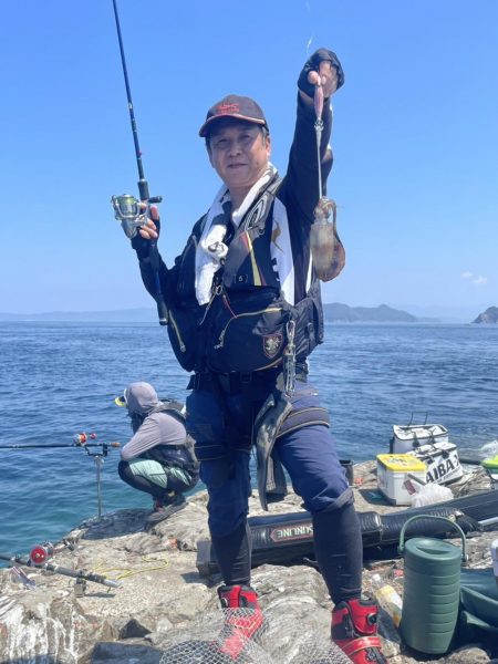 和歌山大引の磯でフカセ釣り