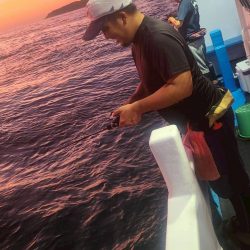 和歌山県市江でアカイカ釣り