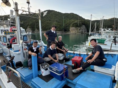 和歌山県市江でアカイカ釣り
