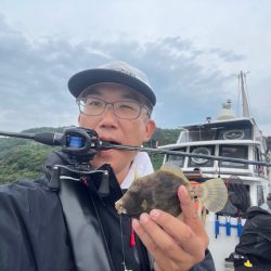 船カワハギの初戦でした