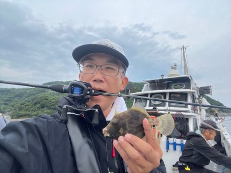 船カワハギの初戦でした