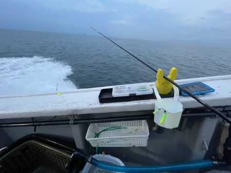 船カワハギの初戦でした